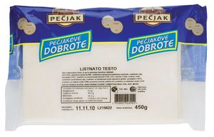 Testo Pečjak listnato, zamrznjeno, 450 g